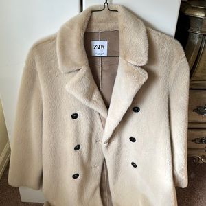 Zara Faux Fur Coat